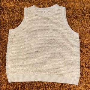 Chic Ivory Knit Tank Top